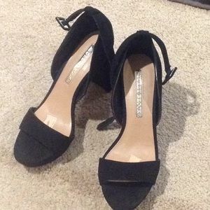 🔥Hot Faux Suede Chunky Heeled Sandals🔥